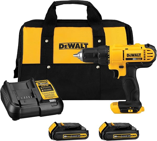 DEWALT DCD771C2 20V MAX, kit com 2 baterias