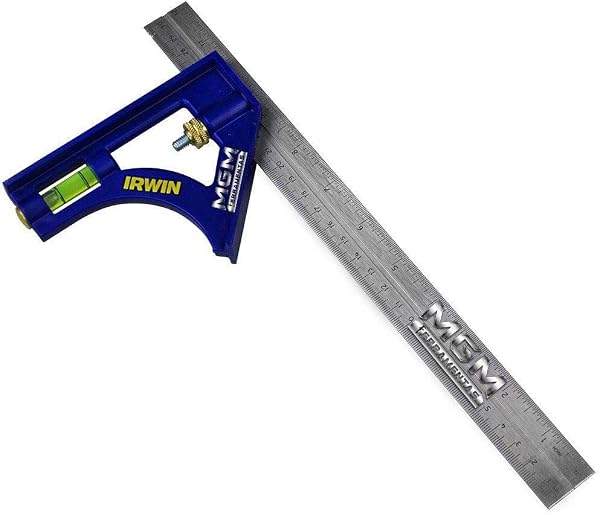 IRWIN 1884637 Esquadro Combinado com corpo em ABS, 305 mm