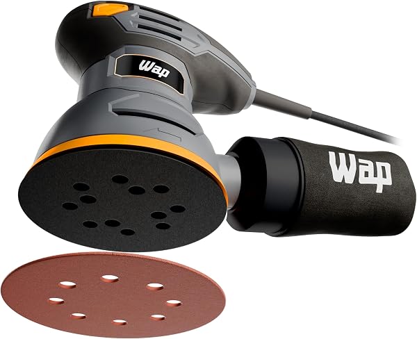 WAP WF LR01 300 W, roto-orbital de 125 mm com coletor lavável